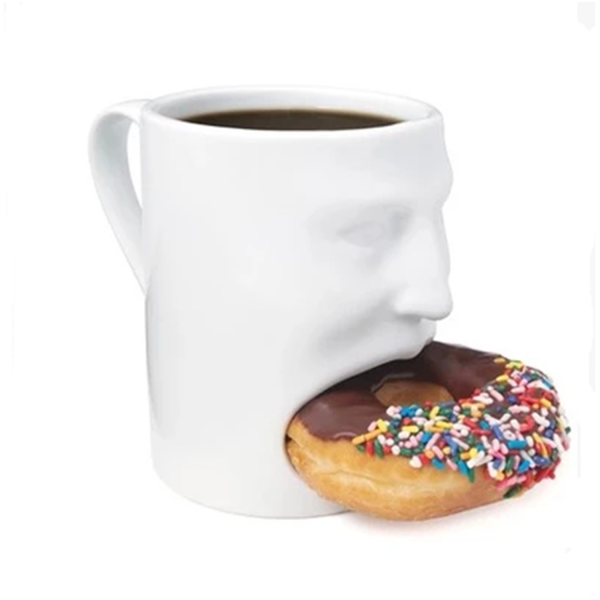 6Oz Cookie Ceramic Creative Man Face Mug