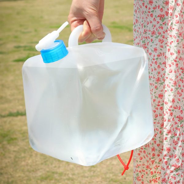 Portable Transparent Camping Water Storage Carrier Jug