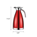 67 oz Stainless steel double wall vacuum insulated kettle