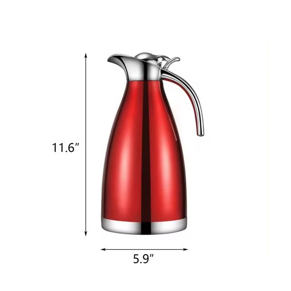 67 oz Stainless steel double wall vacuum insulated kettle