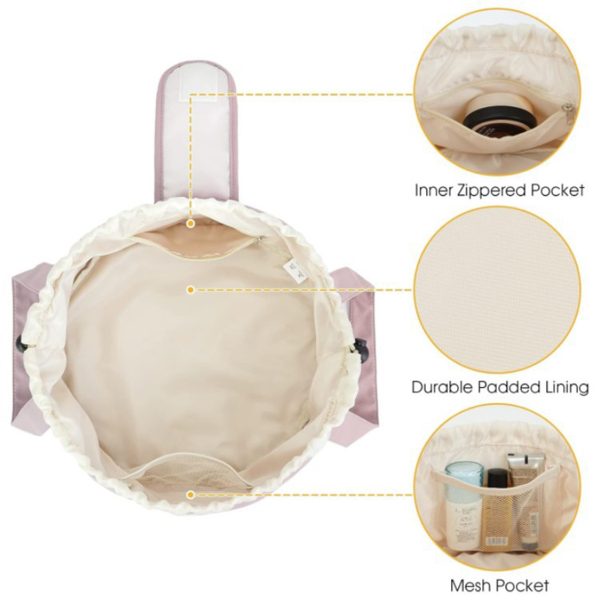 Large Capacity Portable Drawstring Cosmetic Bag