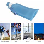 18.5Oz Outdoor Portable Silicone Folding water Bag