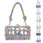 Clear Acrylic Tote Bag Rhinestone Crystal Handbag