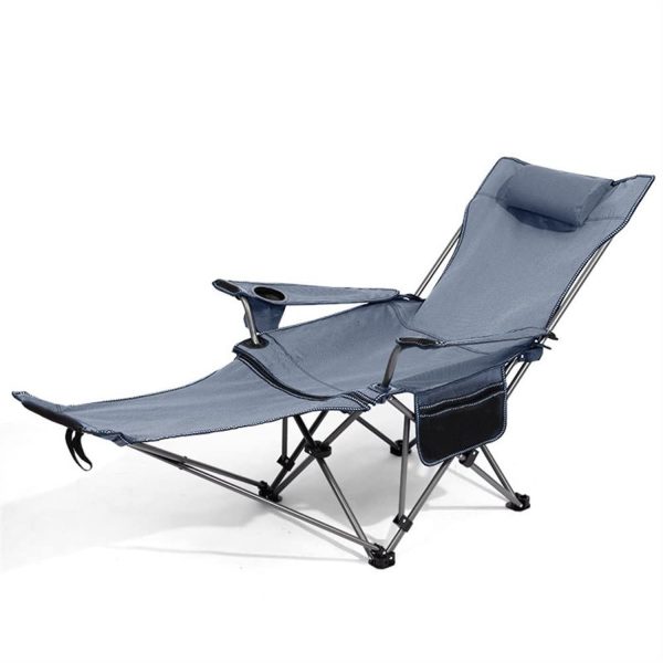 Foldable Camping Chair W/ Footrest