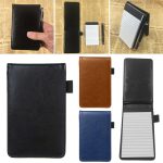 Mini PU Memo Pad W/ Pen Holder