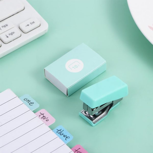 Office Portable Mini Stapler with Staples