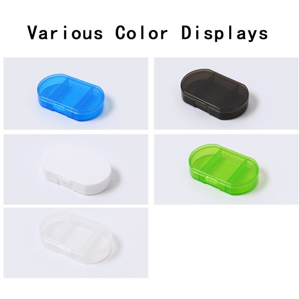 3 Compartment Convenient Portable Pill Box