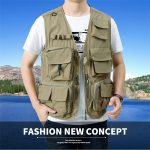 Men's casual outdoor detachable mesh quick-drying vest