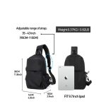 Crossbody bag USB charging leisure sports backpack