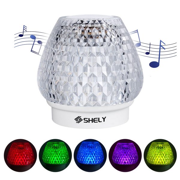 LED Bluetooth Speaker Crystal Desk Lamps