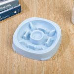 Plastic Dog Bowls Slow Feeder for Fast Eaters