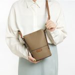 Genuine Leather Shoulder Tote Crossbody Handbag Bucket Bag