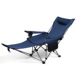 Foldable Camping Chair W/ Footrest