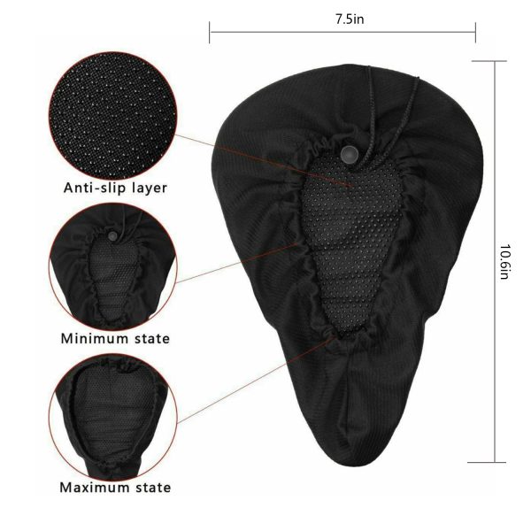 Mountain bike 3D memory foam seat cover