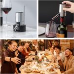 Multiple intelligent electronic wine aerators