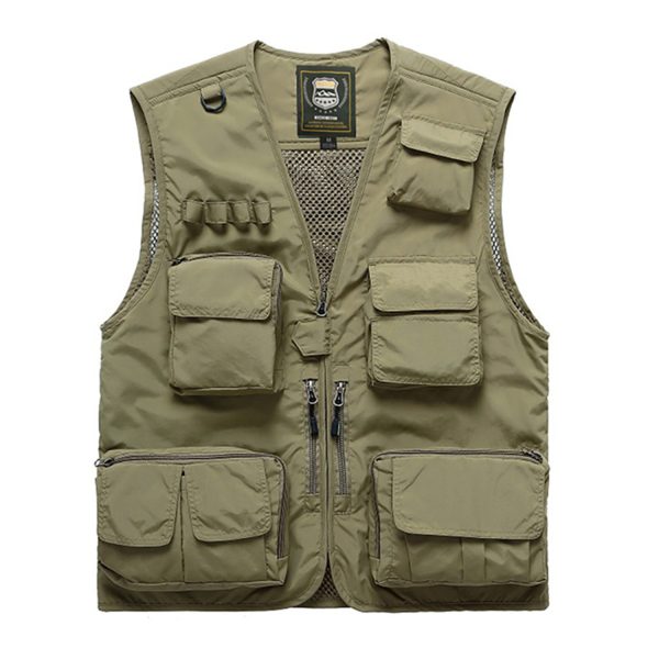 Men's casual outdoor detachable mesh quick-drying vest