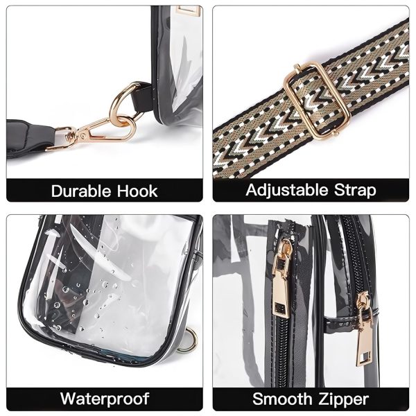 TPU waterproof Outdoor Clear Sling Bag