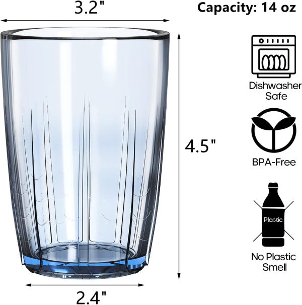 14 Oz Unbreakable Acrylic Water Cup