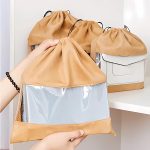 Drawstring Bags W/ Clear View Window