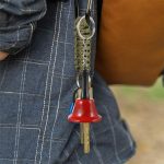 Keychain metal Christmas bells