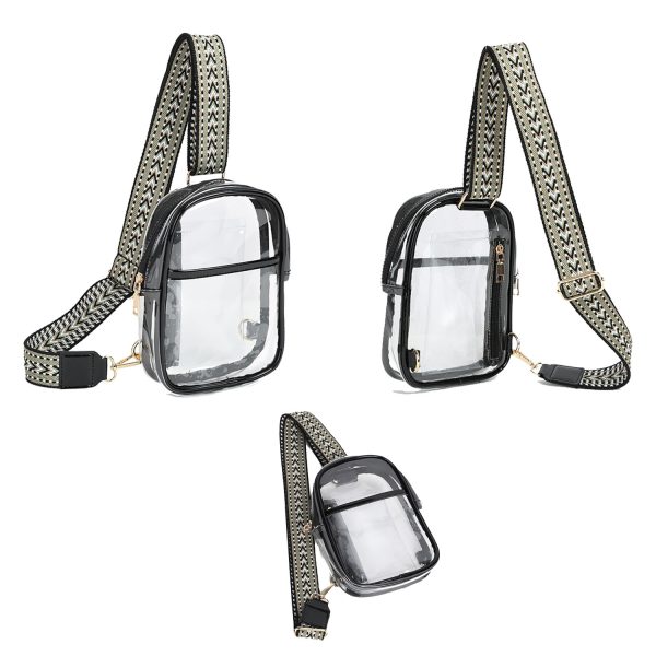 TPU waterproof Outdoor Clear Sling Bag