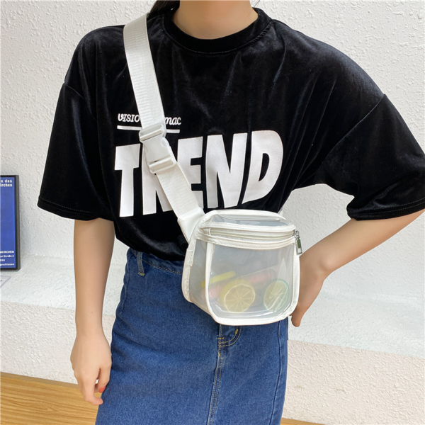 Unisex Clear PVC Fanny Pack