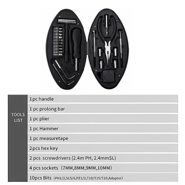 Home Office Rugby Shaped Handmade Tool Set