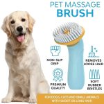 Handheld pet bath brush