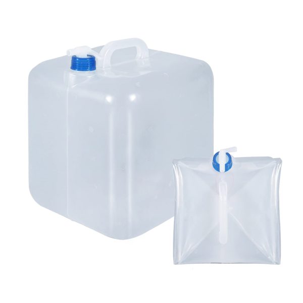 Portable Transparent Camping Water Storage Carrier Jug