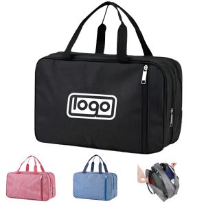 Polyester Dual Compartment Toiletry Bag