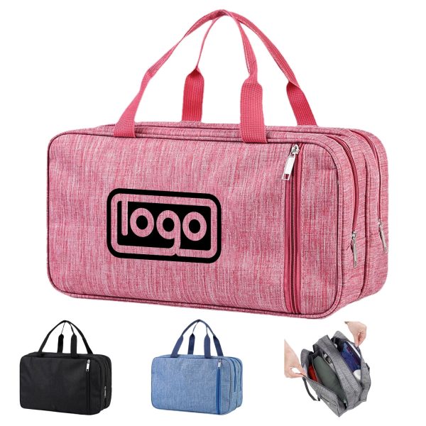 Polyester Dual Compartment Toiletry Bag