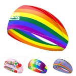 Rainbow Wide Headband Turban