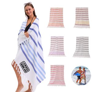 Tassel ultrafine fiber beach towel