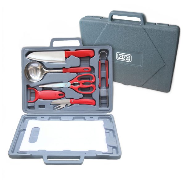 Outdoor Camping Kitchen Knife And Scissors 7-Piece Set