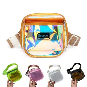 Unisex Clear PVC Fanny Pack