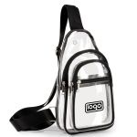 PVC Transparent Crossbody Backpack Sling Chest Clear Bag