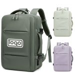 Nylon leisure travel expandable backpack