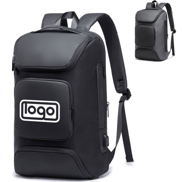 Oxford anti-theft backpack with usb charging port