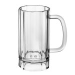 Beer Acrylic Clear Plastic Cup With Handle