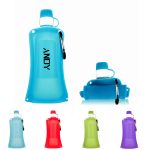 18.5Oz Outdoor Portable Silicone Folding water Bag