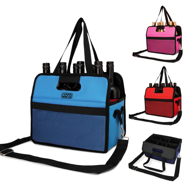 Foldable Multiuse Bottle Carrier Tote Bag