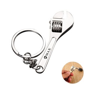 Replica mini wrench keychain