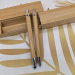 Bamboo Ballpoint pen set (2pcs)