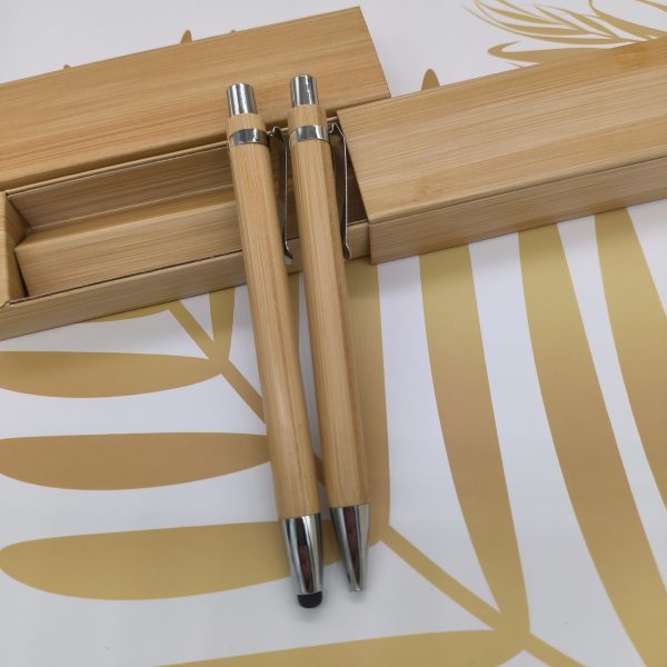 Bamboo Ballpoint pen set (2pcs)