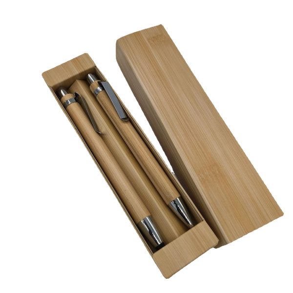 Bamboo Ballpoint pen set (2pcs)