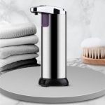 Stainless steel infrared sensor soap dispenser