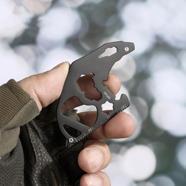 Wallet Multitool Card Necessities for Outdoor Survival