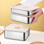 Large Stainless Steel Bento Box