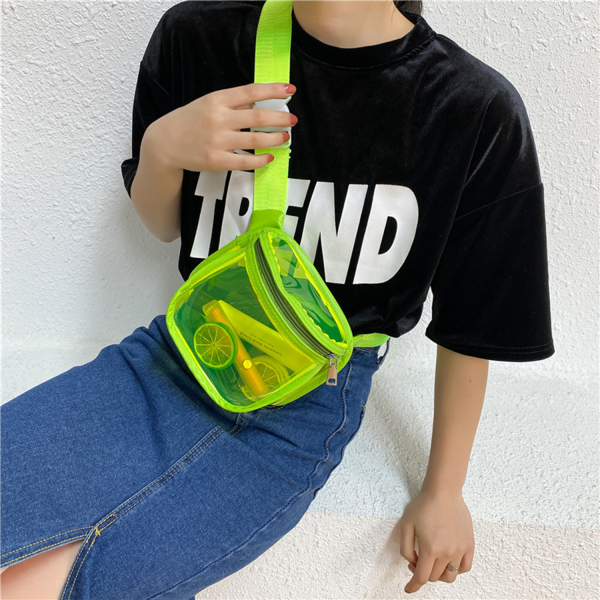 Unisex Clear PVC Fanny Pack