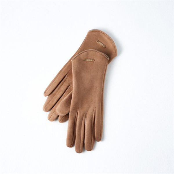 Winter Suede Gloves For Women